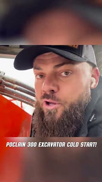 Poclain 300's Impressive Cold Start Moment