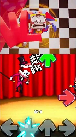 Pomni Is Free Falling Down - FNF Amazing Digital Circus Mod #fnf #digitalcircus #pomni #shortsviral