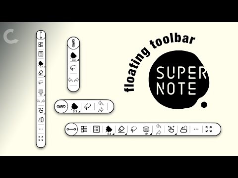 Supernote tip: unleash the Floating Toolbar (how-to)