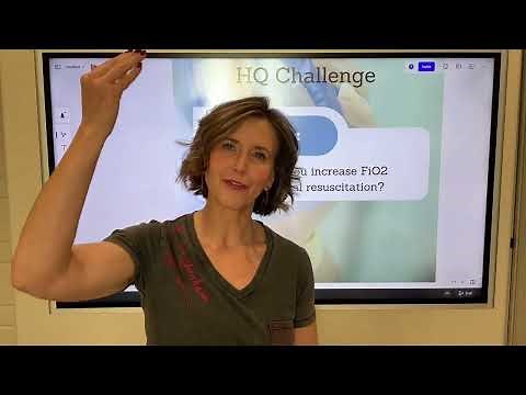 Increasing FiO2 during manual resuscitation