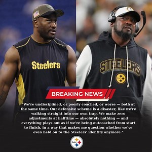 11K views · 49 reactions | Steelers Legend James Harrison Ignites a “Steel Storm”: Blasts Head Coach Mike Tomlin and the Entire Defense After Bears Loss – A Wake-Up Call as the Steelers Slide Dangerously READ MORE: TrackLovers.net/steelers-legend-james-harrison-ignites-a-steel-storm-blasts-head-coach-mike-tomlin-and-the-entire-defense-after-bears-loss-yde8hv-thaonguyen113-9ce96d828653 | Steel Reign | Facebook