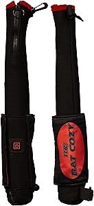 Bat Warmer, Electric Bat Warmer Sleeve for Softball and Baseball Bats, Powered by 5V/3A USB Portable Power Bank Charger for a Warm Bat Right Out of The Bag