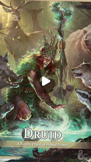 Dungeons & Dragons on Instagram: "The Druid: A Nature Priest of Primal Power Tap the link in our bio to watch the full video on the updated Druid class from the 2024 Dungeons & Dragons Player's Handbook now."