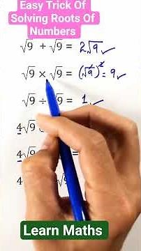 Easy Trick Of Solving Roots Of Numbers