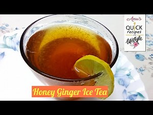 Honey Ginger Ice Tea