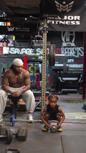 Off season weight training with Boom Jr 💪🏾🔥 | gym training