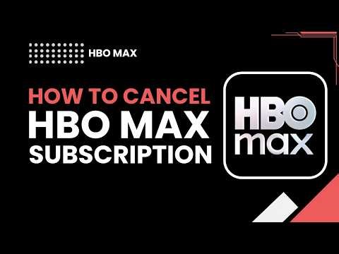 How to cancel HBO Max subscription