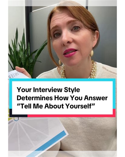 You interview as a Charmer, Challenger, Examiner or Harmonizer. Take the interview style assessment to discover your interview style and get a 40-page customized workbook that outlines what you’re doing right and wrong in job interviews. https://theinterviewology.com/get-started/ 👩🏼‍💻Almost every job interview begins with “Tell me about yourself” and the way you answer this question sets the tone for the whole interview. If you’re a Charmer, you focus on being liked. If you’re a Challenger, y