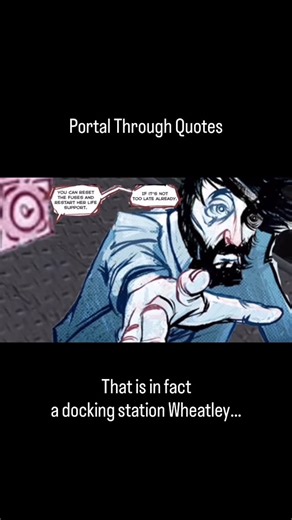 Greg The Assistant on Instagram: "In between Portal 1 and Portal 2, Chell was thrown out of Aperture by the explosion GLaDOS created. She landed in the “Party Escort Position” in the parking lot so the Party Escort Bot went out and brought her back into Extended Relaxation. The explosion shut off all power tothe extended relaxation chambers, including the one Chell was put into. Doug Rattman makes the journey to her and gets hurt by a turret in the process. He passes out and wakes up at the dock