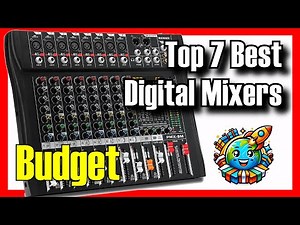 🎵🔥 TOP 7 BEST Budget Digital Mixers to Buy on Amazon [2026]✅[Cheap] For Audio Production