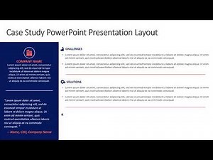 Case Study PowerPoint Presentation Layout | Business Case Study Templates | Kridha Graphics
