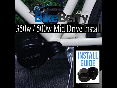 Mod Wheel Mid Drive Electric Bike Kit - Installation Video (350w/500w)