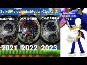 Seiko Melodies In Motion Clocks 2021 2022 & 2023 (Full Seiko Clock Video)