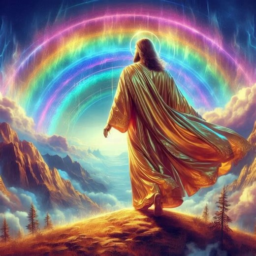 Genesis 9:12-17 (NIV)> 12 And God said, “This is the sign of the covenant I am making between me and you and every living creature with you, a covenant for all generations to come: > **13 I have set my rainbow in the clouds, and it will be the sign of the covenant between me and the earth.** > 14 Whenever I bring clouds over the earth and the rainbow appears in the clouds, > 15 I will remember my covenant between me and you and all living creatures of every kind. Never again will the waters beco