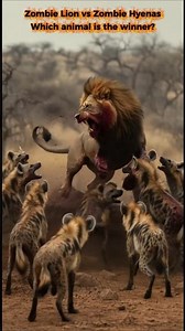 Zombie Lion vs Zombie HyenasㅣUndeadㅣZombieㅣAnimalFightㅣBeastClashㅣShowdownㅣWorldOfAnimals