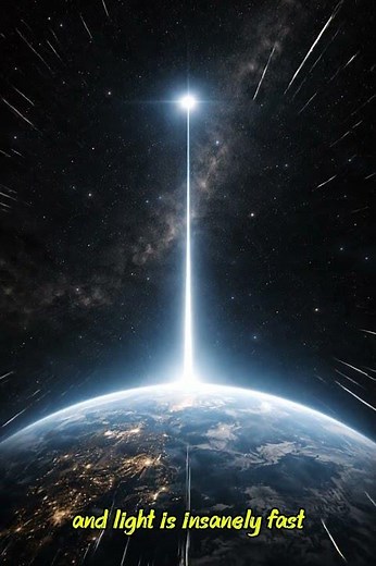Light Years Explained in 30 Seconds 🌌 (You’re Seeing the Past)
