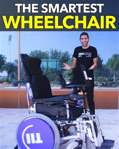 This wheelchair can read your mind. Literally! This is not science fiction. I tested it myself! Thank you to the people at Technology Innovation Institute for letting me play with your inventions and I am excited to see this help millions of people in the future!!! Check for more: https://www.tii.ae/ | Nas Daily