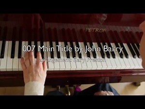 How to play James Bond Theme Easy PianoTutorial