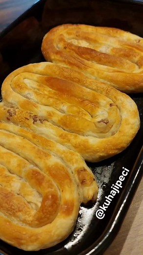 14K views · 349 reactions | Ideja za danas. Dobri stari BUREK. Link do recepta je u komentarima ispod ⤵️ #burek #kuhajipeci #recepti | Kuhaj i Peci | Facebook