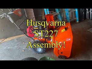 Husqvarna ST227 Assembly