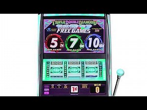 Triple Double Diamond® Progressive Free Games Slots by IGT - Game Play Video