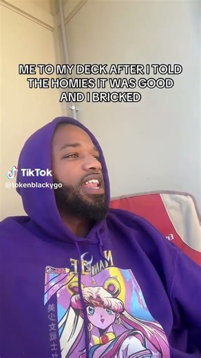 ME TO MY DECK AFTER I TOLD THE HOMIES IT WAS GOOD AND I BRICKED | ‪@TokenBlackYGO‬