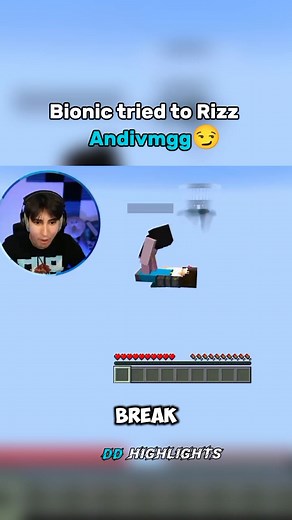 Bionic tried to Rizz andi  #new #Bionic #viral #minecraft #gaming #Minecraftshorts ‎ | Bib Highlights | Facebook