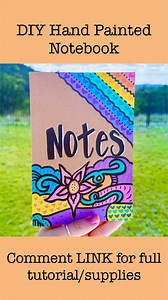 1.3K views | News Flash!  You don’t have to be a professional artist to make super cute Hand Painted Notebooks!  Comment LINK below and I’ll send you a DM with the full tutorial/supplies. Also, this set of paint markers is amazing and it’s under $20. This is not a sponsored post - I just really love them! | She's Crafty and She Knows It | Facebook
