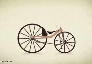 Super cool evolution of the bicycle. Brilliant GIF by @historyepics. | Velo
