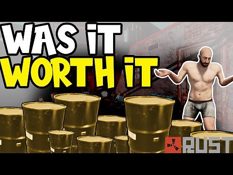 RUST - OPENING 10 WEAPON BARRELS (is it worth it?)