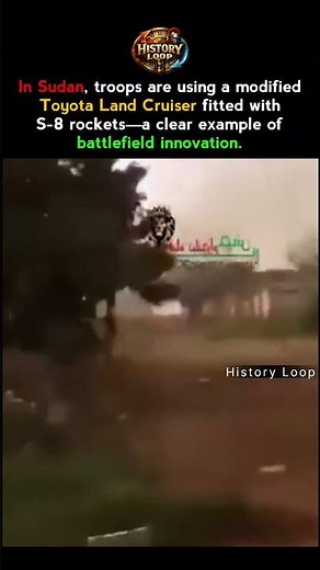 Battlefield Innovation: Sudan Troops Turn Toyota Land Cruiser into Rocket Launcher