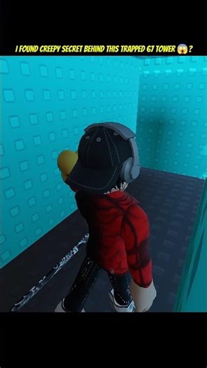 I Found Creepy Secret Behind This TRAPPED 67 tower 😱?#roblox #shorts