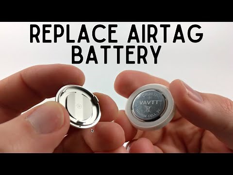 How to Replace Battery in Apple AirTag - AirTag Battery is Low