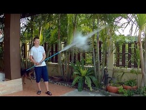 How to make a compressed air cannon for under 5 dollars.