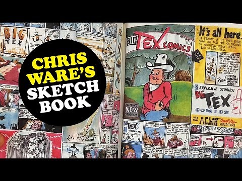 Chris Ware's Sketchbook Is Scary Great! The ACME Novelty Datebook Vol. 1! Drop Everything and Buy it