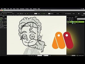 Bitmaps in Moho 13: Sketching a Face
