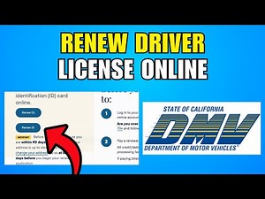 How To Renew Driver License Online In California (2026) (Best Method)