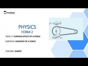 Moment of a Force - Lesson 1 of 8 - (Physics Form 2 -Topic 3 Turning Effect of a Force )