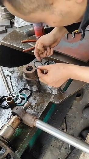 How to repair a Hydraulic cylinder？ #hydraulic #hydrauliccylinder