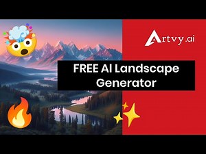 FREE AI Landscape Generator - Deepart - Midjourney - Flux