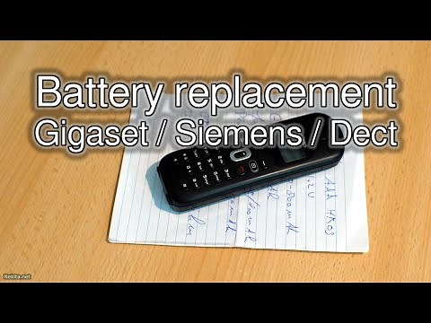 Gigaset Siemens Dect battery replacement