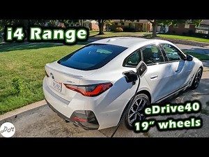 2022 BMW i4 eDrive40 (19" wheels) – Highway Range Test | 70 mph