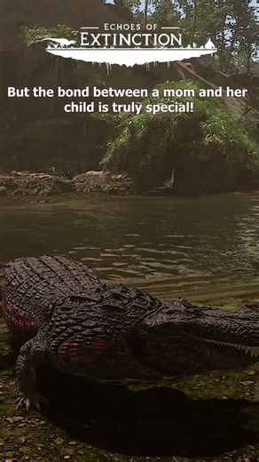 Something’s lurking in the water… #EchoesOfExtinction #dinosaur #gaming #Purussaurus