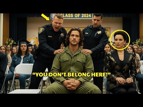 Two Guards Asked a Single Dad Veteran to Leave His Son’s Graduation — Then Six SEALs Showed Up!