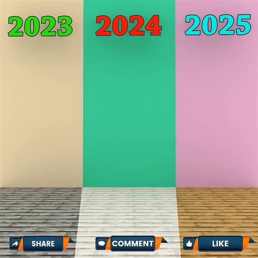 895K views · 10K reactions | Do you choose 2023 2024 or 2025 #minecraft #minecraftmemes #minecraftvideos #minecrafter #minecraftbuild #minecraftclips #gaming #reels #twitch #tiktok #article #minecraftanimation #minecraftzombie #skibiditoilet #minecraftjapan #minecraftusa #minecraftaustralia #monsterschool #minecraftcanada | Alex & Steve Animation | Facebook