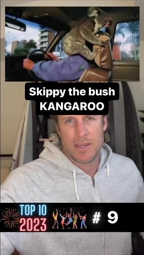 Skippy the bush Kangaroo. Top 10 of 2023. Number 9. #australia #america #topten #countdown #2023 #2024 #montyfranklin