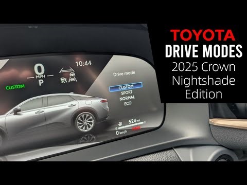 Drive Modes of the 2025 Toyota Crown