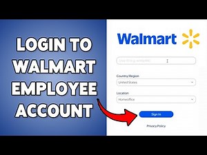 Login To Walmart Employee Account | Walmart Employee Portal Sign In Guide 2025