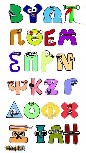 Greek alphabet lore song messy #alphabetsong #alphabetlore