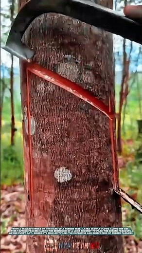 The Job in Rubber Plantations- Satisfying jobs and machinery in the world